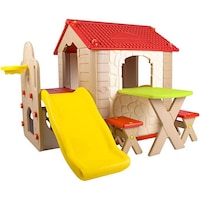 Picture of Honelevo Kids Outdoor and Indoor Play House, Multi Color