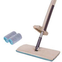 Picture of 360 Degree Spin Dry and Wet Microfiber Flat Mop with 2 Reusable Pads