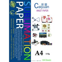 Picture of Caiyuan High Quality Sublimation Inkjet Paper, A4, Pack of 100 Sheets