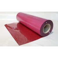 Picture of Iron Heat Press Vinyl Glitter Sticker, 2 x 0.51m, Red