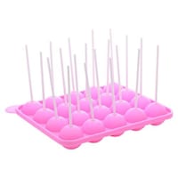 Picture of Li Ying Rectangular Silicone Cake Baking Mould with Pop Sticks