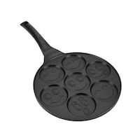 Picture of Starthi Non-stick Smiley Pancake Pan, Black