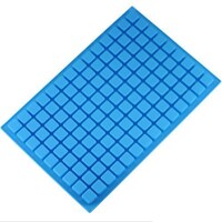 Picture of Ozhealt Silicone 126-Cavities Ice Cube Tray, Blue