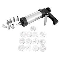 Picture of Zhishang Cookie Press and Icing Set, Silver and Black