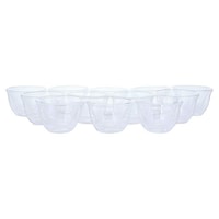 Picture of Li Ying Round Shape Glass Cava Set, Clear, Set of 12 Pieces