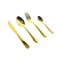Picture of Stainless Steel Cutlery Set, Gold, Pack of 24 Pcs