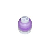 Picture of Plastic Piping Bag Nozzle Converter, Purple and White