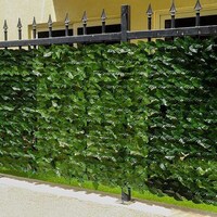 Picture of YATAI Artificial Apple Leaf Privacy Fence Screen, 1 x 3 Meter