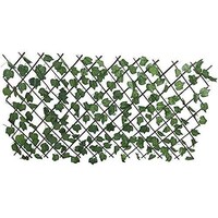 Picture of YATAI Bamboo Wooden Fence with Artificial Ivy Leaves Expandable Wicker