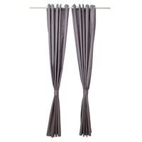 Picture of Family and Friends 100% Blackout Curtains, 1717 - 13, Grey, Pair of 2 Pieces