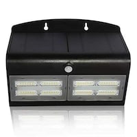 Picture of G&T LED Solar Wall Mount Security Light With Front and Back Butterfly Light