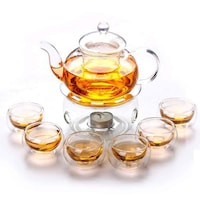 Picture of Li Ying Borosilicate Heat Resistant Glass Tea Pot Gift Set