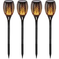 Picture of Waterproof Solar Cell Outdoor Garden Torch Light - Pack Of 4 Pieces