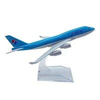 Picture of Alloy Airplane Model Static Korean Airlines Model Boeing-747