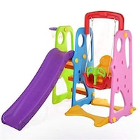 Picture of RBW Toys 3 in 1 Jumbo Slide with Swing & Basket Ball Outdoor Play Set