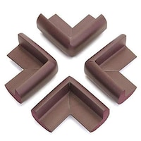 Picture of Table Edge Cushion Protector for Babies, 4 Pcs, Brown