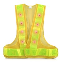 Picture of Kwmobile LED Light Safety Vest with Reflective Stripes