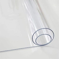 Picture of Transparent Soft Glass Table Cover For Rectangle Square Table