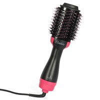Picture of Couture Hair Pro Hot Air Hair Styling Brush, Pink and Black