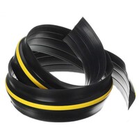 Picture of HYKJSHED Replacement Garage Door Bottom Seal Strip, Black & Yellow