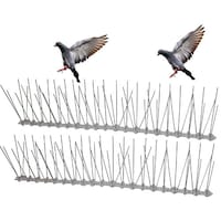 Picture of Bird-Away Flexible Stainlcss Steel Spikes with Plastic Base, Silver, 20Ft