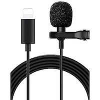 Picture of Quboo Lavalier Omnidirectional Microphone for iPhone, Black
