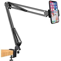 Picture of Lazy Metal Mobile and Table Holder Stand, Black