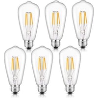 Picture of G&T 4W ST64 Light Bulbs, Clear - Pack of 6Pcs