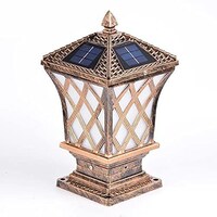 Picture of G&T Stand Style Garden Solar Light With Remote Control, YL185, Brown