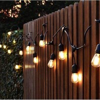 Picture of G&T Waterproof Outdoor 200 Bulbs String Lights With E27 Holder, ST64, 100m