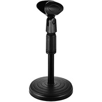 Picture of Quboo Adjustable Desk Microphone Stand, Black
