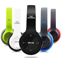 Picture of Quboo Wireless Bluetooth Over Ear Headphones with Mic