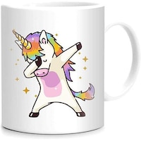 Picture of Dabbing Unicorn Design Coffee Mug, 325ml