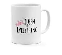 Picture of Queen of Everything Design Coffee Mug, 325 ml, White