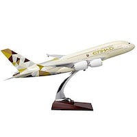 Picture of Trands Etihad A380 Large Resin Model Aircraft, Gold