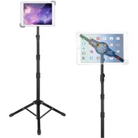 Picture of Trands Adjustable 360 Swivel Ipad Tripod Stand, Black