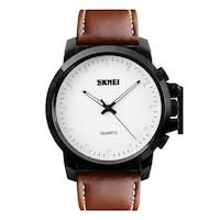 Picture of SKMEI Classic Leather Analog Wrist Watch, Brown