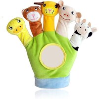 Picture of Mumoo Bear Educational Cartoon Animal Puppets Toy Glove, Multicolor