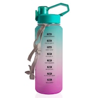 Picture of Sports Water Bottle, 1L, Matte Green & Lavender