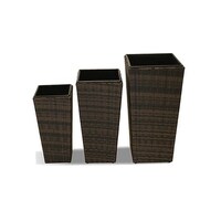 Picture of Wicker Plant Holder For Outdoor, Brown