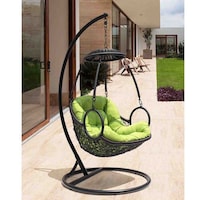 Picture of Transitional Designed Swing Hanging Chair - Green