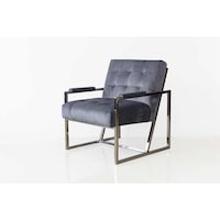 Picture of Armchairs Sofa with Distinct Style Frame, Grey