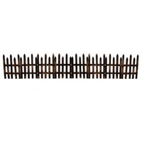 Picture of Lingwei Outdoor Wooden Solid Edging Panel Fence, 30x160x2cm, Brown