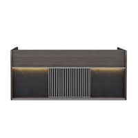 Picture of Neo Front Reception Desk with Drawer, Brown