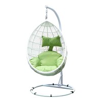 Picture of Swin Stationary Swing Chair - White and Green