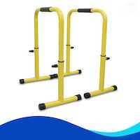 Picture of SkyLand Heavy Duty Portable Multifunction Dip Stand EM1860, Yellow