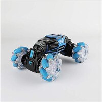 Picture of Ronshin Toy RC Stunt Car with LED Light, 1:16 4WD, Blue