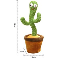Picture of Singing And Dancing Cactus Plush Toys For Kids, Green