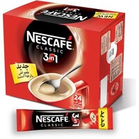 Picture of Nestle Nescafe 3 in 1 Classic Instant Coffee, 480 g