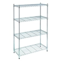 Picture of FT 4 Level Chrome Coated Wire Shelf - 90x45x160cm